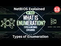 What is Enumeration Types of Enumeration NETBIOS Explained Cybersecurity Basics