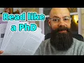 How to read and take notes like a P - easy fast and efficient