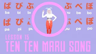 Download TEN TEN \u0026 MARU RAP SONG | Dakuten \u0026 Handakuten | Pa Pi Pu Pe Po MP3