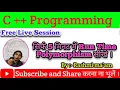 Run Time Polymorphism in C With Simple Example Compile and Run Time Polymorphism in C CPP AKU