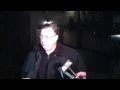 Wallingford Police Lt Marc Mikulski briefs media about deaths of mother son on High Street