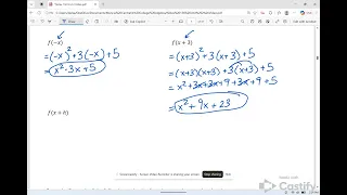 ColAlg 2-2-1 Using Function Notation