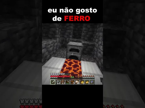 eu nem gosto de ferro #shorts #minecraft #minecraftshorts #minecraftmemes #minecraftmeme
