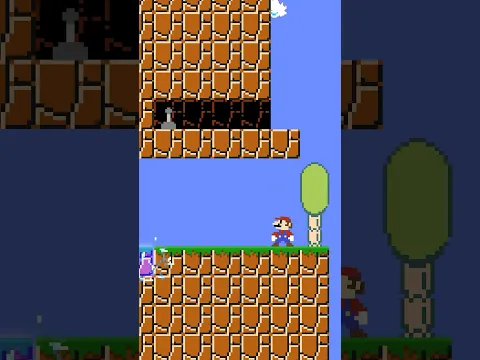 Everything Mario jumps on gets electrified.
