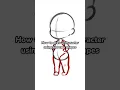 How to draw a character using two shapes
