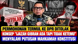 🔴NGAKAK! LOGIKA TERMUL SOAL IJAZAH GIBRAN DITOLAK DPR AHMAD DOLI