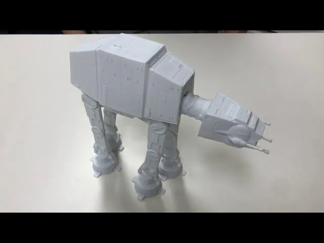 Print-in-place Articulated STARWARS AT-AT Ver2.0 video thumbnail