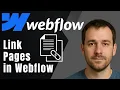 Webflow 2025 How to Link Pages Together Complete Navigation Tutorial