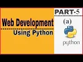 Strings and String functions Web Development Using python Part-5 a