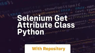 selenium get attribute class python