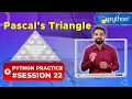 Pascal Triangle In Python Python Practice 22 Newtum Solutions