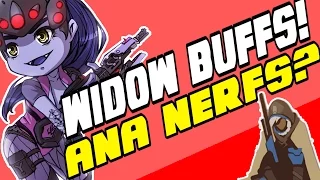 ana nerf junkrat ult buff widowmaker playable now overwatch new ptr patch 1 4 notes analysis