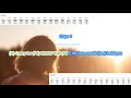 Crazy capo 1 by Patsy Cline play along with scrolling guitar chords and