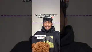 IS STAYING UP LATE AT NIGHT HARAM Browniesaadi Islam Islamic Tiktok Haram 
