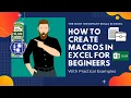 how to create macros in excel tutorial Create Macros in Excel for beginners
