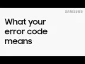 Fix common error codes on your Samsung dishwasher Samsung US