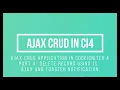 Part-4 Delete Record Ajax CRUD in CodeIgniter 4