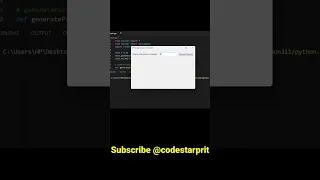 Tkinter Project Complete Source Code Strong Password Generator