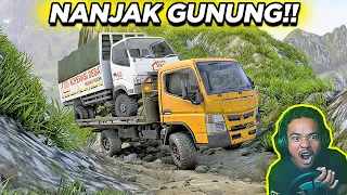 PERJUANGAN KIRIM TRUK KOPDES KE GUN7UNG TERTINGGI! 😱 - Spintires MudRunner