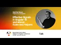 Effective Signals in Angular 19 and above Rules and Helpers - Manfred Steyer