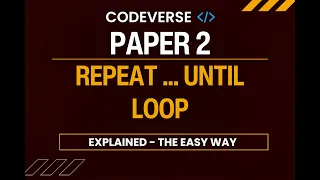 REPEAT UNTIL Loop Practice Problems Levels CS