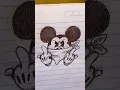 Como desenhar o mickey gangster