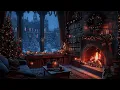 Lagu Cozy Winter Reading Nook in a Gothic Manor | Dark Academia Christmas with Fireplace Ambience