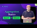 How to Use sort and limit Stage MongoDB Aggregation Framework Tutorial