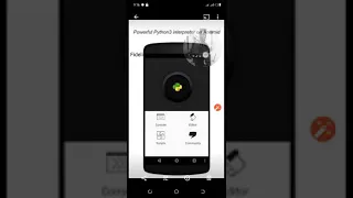 QPython for Android basic operation