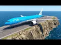 This Is Crazy KLM Boeing 777 Takes Off from an Impossible Runway - MSFS