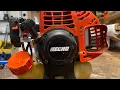 Echo SRM-225 hard start bogs low power - easy diagnosis easy repair