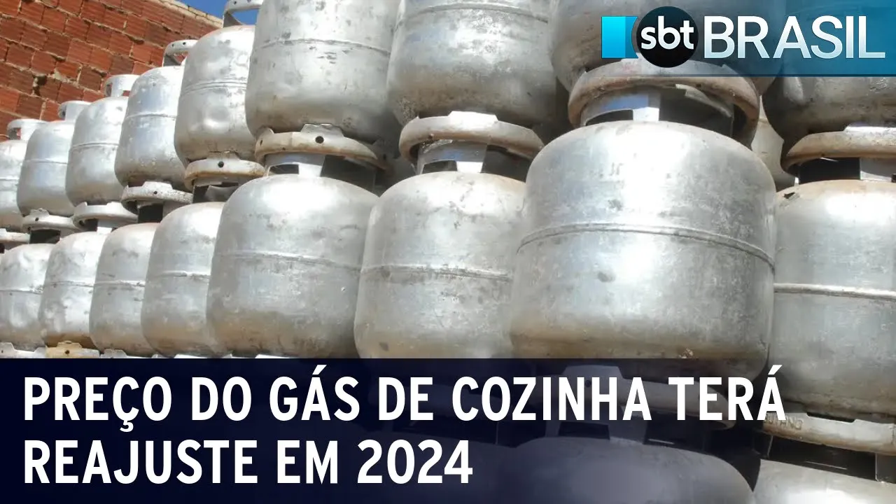Preço do gás de cozinha terá reajuste em 2024 | SBT Brasil (05/01/24)