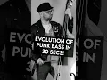 Lagu Evolution of punk bass in 30 seconds! #bass #bassguitar #punk