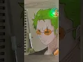Coloring Zoro from One Piece