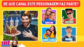 QUIZ DOS YOUTUBERS: De Qual Canal É Cada Personagem? 🤔