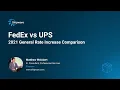 FedEx vs UPS - 2021 General Rate Increase Comparison