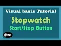 Stopwatch Project in Visual Basic Learn visual basic 6 vb6 tutorial in hindi