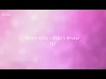 Only I didn't know (나만 몰랐던 이야기) lyrics - IU(아이유) - [Eng.| Rom.| Han.| Viet]
