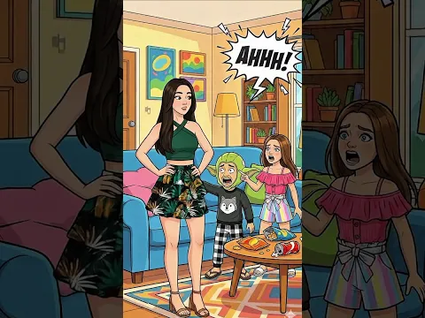 El Monstruo del Salón #funny #cartoon #short