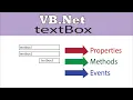 VB Net Textbox control Properties Methods and Events