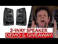 Kali Audio IN8 3-Way Studio Monitor Review \u0026 Giveaway - Warren Huart: Produce Like A Pro