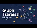 Graph Traversal BFS Iterative Method Python