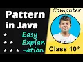 Pattern in Java Basic to Advanced Computer Applications