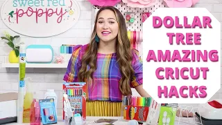 12 INCREDIBLE Dollar Tree CRICUT Hacks You NEED To Know RIGHT NOW!!