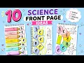 10 Science Front Page Ideas Aesthetic School Project Assignment Covers