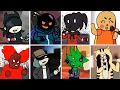 NERVES but Every Turn Another Character Sing It - Friday Night Funkin Animation - FNF UTAU Cover