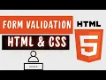 Download Lagu Form Validation Only using HTML