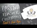 Parent Conferences Reading Rev Bite Size PD