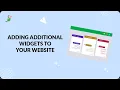 Adding additional widgets to your website