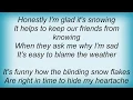 Billie Holiday - It's Easy To Blame The Weather Lyrics